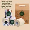 Kind of Earthy Bamboo Toilet Paper, 2-Ply, 270 Pulls, Kids Fun Colourful Design, Toilet Rolls, Biodegradable, Chemical-Free, Long, Soft and Strong. Tree Free Bathroom Tissue Made with Bamboo Pulp (4) view 2