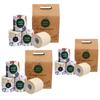 Kind of Earthy Bamboo Toilet Tissue Paper Roll, 2-Ply, 270 Pulls, Pack of 12, Fun Colourful Design,Biodegradable, Chemical-Free, Soft and Strong. Tree Free Bathroom Tissue Made with Bamboo Pulp (12) view 1