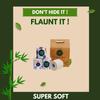 Kind of Earthy Bamboo Toilet Tissue Paper Roll, 2-Ply, 270 Pulls, Pack of 12, Fun Colourful Design,Biodegradable, Chemical-Free, Soft and Strong. Tree Free Bathroom Tissue Made with Bamboo Pulp (12) view 4
