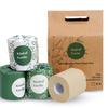 Kind of Earthy Bamboo Tissue Paper Rolls, Toilet Rolls, Biodegradable, Chemical-Free, Long, Soft and Strong, 2 Ply, 270 Pulls. Tree Free Bathroom Tissue Made with Bamboo Pulp (4) view 1