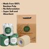 Kind of Earthy Bamboo Tissue Paper Rolls, Toilet Rolls, Biodegradable, Chemical-Free, Long, Soft and Strong, 2 Ply, 270 Pulls. Tree Free Bathroom Tissue Made with Bamboo Pulp (4) view 2