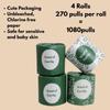Kind of Earthy Bamboo Tissue Paper Rolls, Toilet Rolls, Biodegradable, Chemical-Free, Long, Soft and Strong, 2 Ply, 270 Pulls. Tree Free Bathroom Tissue Made with Bamboo Pulp (4) view 3