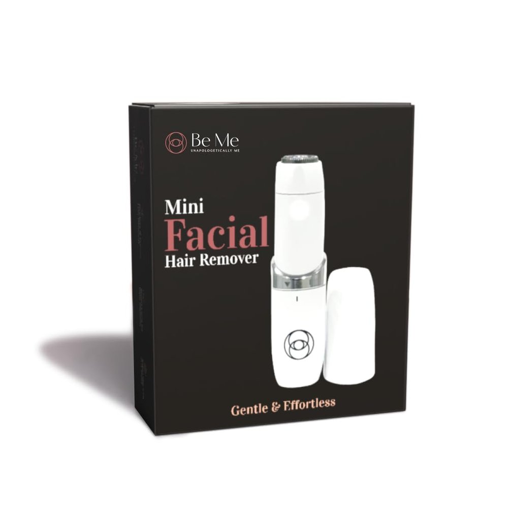 Be Me Mini Facial Hair Remover | Painless Face Epilator For Cheek, Upper Lip, Chin, Forehead | Smooth & Precise Hair Removal | Salon-Like Results at Home