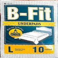 Underpad Nobel Hygiene B-FIT Underpads with Gel Technology, Large Size - 60 * 90 cm - (Pack of 4) sold by verma traders