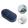 DIFAIEN Pill Cutter,Portable Tablet Cutter with Blade and Storage Compartment,Medicine Organizer Box,Pill Cutter for Tablets of Any Size,Small Pill Cutter for Travel(Blue)(pack of 1) view 4