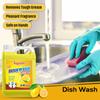 Aquatic Lemon Dishwashing Gel 5L All-Purpose Dish Cleaner, Tough on Grease, Gentle on Utensils, for Sparkling Clean Dishes view 2