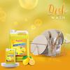 Aquatic Lemon Dishwashing Gel 5L All-Purpose Dish Cleaner, Tough on Grease, Gentle on Utensils, for Sparkling Clean Dishes view 4
