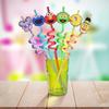 AARSH4 PCS Curly Reusable Straws Smoothie Drinking Straws Kids/Birthday Party Decorations for Kids Girls (Pack of 1) (4) view 2