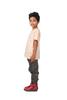 BUMEXX Boy Regular Fit Cotton Printed Tshirt Cream view 2