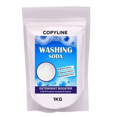 COPY LINE Washing Soda Detergent Booster and Multi-Purpose Household Cleaner, 1kg