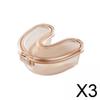 MERISHOPP3xDenture Cup Easy Clean Tooth Appliance Container Retainer Cleaner Case Orange|Business & Industrial|Business & Industrial|Business & Industrial view 2