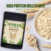Antram High Protein Rolled Oats 5kg, 100% Natural Wholegrain Rich in Fiber & Nutritions | Preservatives & Gluten-Free, Non-GMO | Ideal for Breakfast, Overnight Oats, Baking & Smoothies view 2
