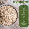 Antram High Protein Rolled Oats 5kg, 100% Natural Wholegrain Rich in Fiber & Nutritions | Preservatives & Gluten-Free, Non-GMO | Ideal for Breakfast, Overnight Oats, Baking & Smoothies view 4