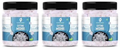 FLAVOUR MOSAIC MISHRI DANA 3 x 400 GM Each (Total 1200 GM) | Misri Mishri Crystal Sweet Candy | Diamond Cut Mishri