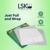CHAPATI WRAP 200 Pre-Cut Roti Wrapping Aluminium Foil Sheets | 12 Micron Thickness | 27x25 cm Foil Sheets | Ideal for Wrapping Fresh Rotis, Chapatis & Flatbreads view 2
