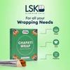 CHAPATI WRAP 200 Pre-Cut Roti Wrapping Aluminium Foil Sheets | 12 Micron Thickness | 27x25 cm Foil Sheets | Ideal for Wrapping Fresh Rotis, Chapatis & Flatbreads view 4