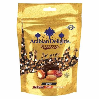 Arabian Delight Chocodate Coco Dark Chocolate Covered Date with Roasted Almond, 90g