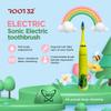 Root32 Kids Electric Sonic Rechargeable Toothbrush, 4 Brushing Modes, 1 Year Warranty, IPX Class 6 Waterproof, Dupont Bristles |360 Deep Cleaning, Waterproof |Blue view 3