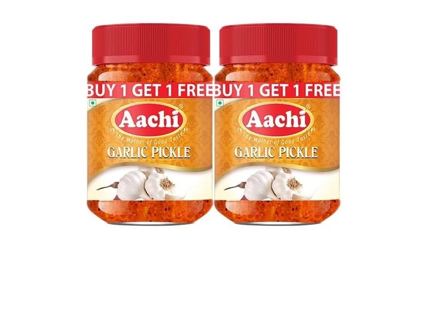 Aachi' Garlic Pickle, Buy 1 Get 1 Free, 200g Each-
