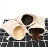 STYLELAB Reusable Muslin Bags 4 x 5 Inches | 100 pcs Small Cotton Drawstring Spice Bag | 100% Eco-Friendly view 3