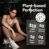 Wellbeing Nutrition Organic Vegan Plant Protein Isolate| 22g Protein, 5g BCAA, 3B CFU Probiotics, Digestive Enzyme, 3g Fiber, Alkalizing Green| NO Bloat, Easy to Digest| French Vanilla Caramel 907gm view 2