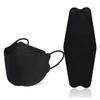 GRAPE KF94 Face Mask - Fish Shape reusable for Men and Women, Enhanced Protection, Unisex Fit - Sleek Design (BLACK, 50, count) view 2