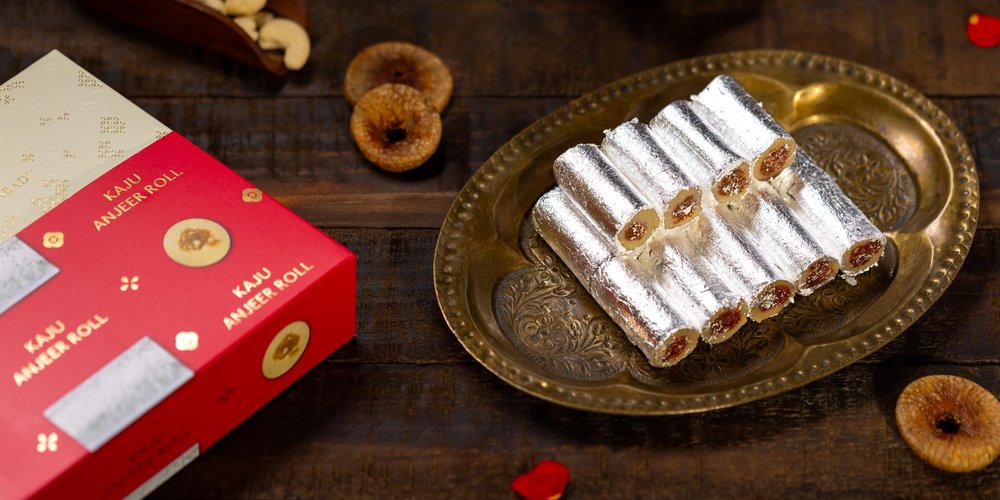 Kaju Anjeer Roll - 160 Gm