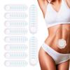 100PCS Castor Oil Pack Wrap, Castor Oil Pack Wrap for Tummy Castor Pack Wrap for Navel Patch Compress Belly Button Patch No Wash (Oil Not Included) view 1