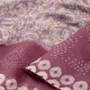 Avishya Exclusive Women's Fancy Hand Printed Floral Linen Saree | Stylish and Traditional Pure Linen Saree With Unstitched Blouse Piece For Women (Mauve) view 4
