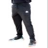 Track Pant for Men || Men Track Pants || Track Pant for Men Polyster Fabric (in, Alpha, L, Regular, Black) view 2