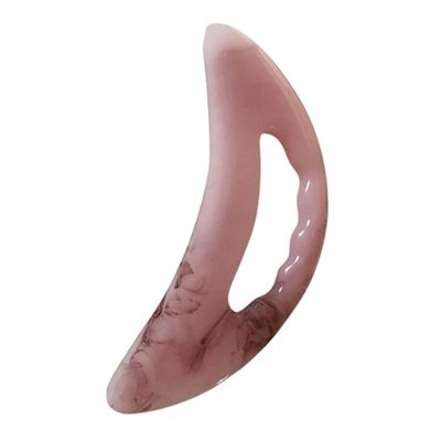 ELACCENT Resin Beeswax Massage Scraping Tool | soft and Rounded Curves Scraping | Thick & Thin Edge Design | suitable for Muscle, Neck, Back, Face, and other Body Parts