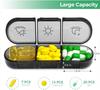 ARDAKI 7-Day Pill Organizer Box  Weekly Pill Case for Medication, Vitamin & Supplement Storage, Compact & Portable with Secure Snap Lids, Easy to Use Travel-Friendly Design view 2