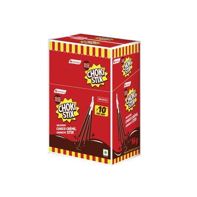 Choki Choki Chocolate Cream Sticks Pack of 2- Tasty and Fun Snack for Kids and Adults