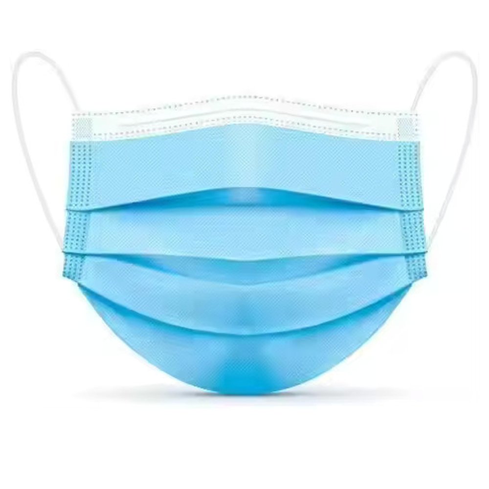 GRAPE 3-Ply Disposable Surgical Mask with Advanced Melt-Blown Middle Layer for Unisex (BLUE, 200, count)