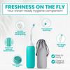 OCEANEVO 500 ML Pack of 2 Portable Bidet Jet Spray for Toilet | Travel-Friendly Peri Bottle for Postpartum Care, Health Faucet  Green & Pink | 1-Year Warranty view 2