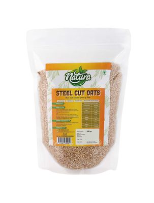Steel Cut Oats, 500g, Sugar Free, 100% Wholegrain, Diabetic Friendly, Breakfast Cereal