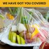 Nannos Biodegradable Food Wrapping Cling Film (250 Metres) Non-Stick | Ideal for Food Storage & Packing | Keeps Food Fresh & Hygienic | Food Wrap Sandwitch, Fruits, Rolls (200m (Pack of 5)) view 4