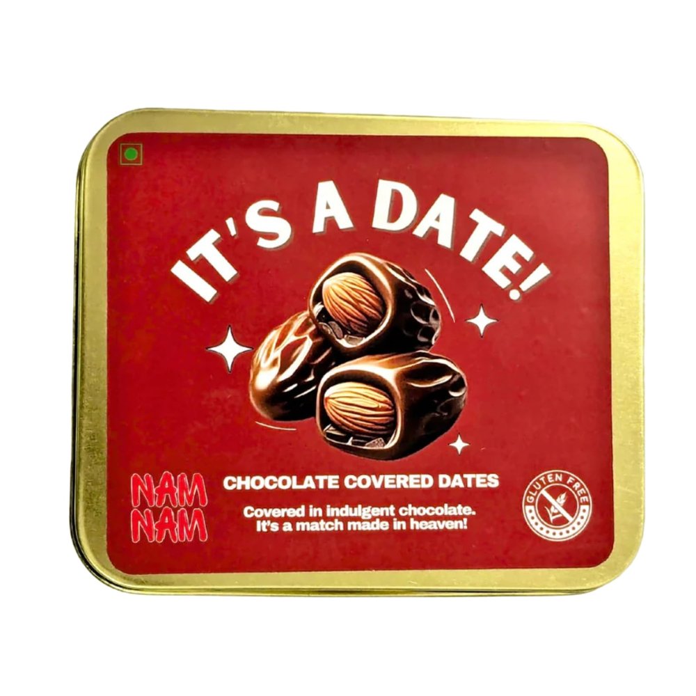 NAM NAM Nutty Choco Dates  A Perfect Blend of Sweet & Crunchy  Ideal for Gifting, Snacking, and Energy Boosting