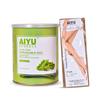 AIYU HERBALS Aloe Vera Wax and Strips for Hair Removal - Pre-Waxed, No Heat, Sensitive Skin-Friendly, Easy-to-Use Wax Strips for Smooth Skin - Body & Facial Use (Pack of 2) view 1