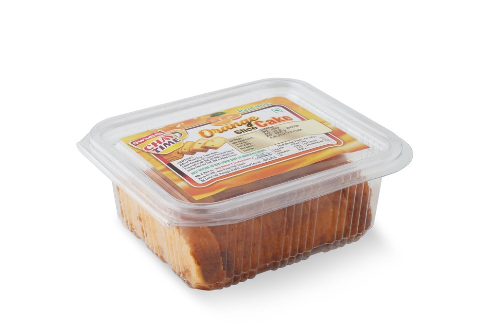 Swadish Orange Slice Cake Refined Wheat Flour, Sugar, Water, Edible Vegetable Oil, Contain Permitted Class I1 Preservative & Added Flavour Orange Pack Of 100gm