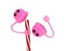 Bhavya Optic Silicone Straw Cover with Cartoon Design, Dust Protector for Drinking Straws (Pink Octopus) view 3