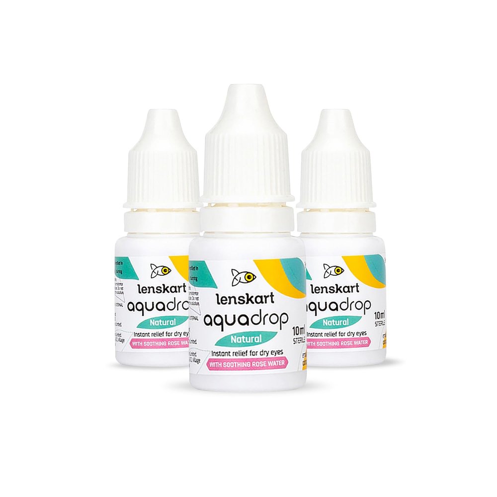 Lenskart Aquadrop Eyedrop Natural 30 ML(Pack of 3(10ML each))