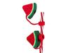 Bhavya Optic Silicone Straw Cover with Cartoon Design, Dust Protector for Drinking Straws (Red Watermelon) view 2