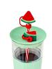 Bhavya Optic Silicone Straw Cover with Cartoon Design, Dust Protector for Drinking Straws (Red Watermelon) view 4