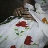Humnafs Handpainted Cotton Mulmul Saree with Brush-Painted Colorful Flowers view 2