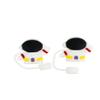 Bhavya Optic Silicone Straw Cover with Cartoon Design, Dust Protector for Drinking Straws (White Astronaut) view 1
