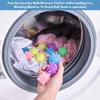 Laundry Dryer Balls Set, Reusable Washing Machine Balls with Spikes, Multi-Colour, with Bonus Microfibre Cloths view 3