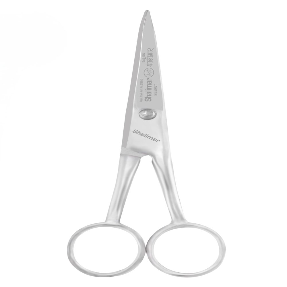 Shalimar Brand 5 Inches Hair Cutting Scissors - Professional Men's Barber Tool for Small Mustache, Beard, Nose and Eyebrow Grooming - Precision Trimming at Its Finest