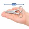 Shalimar Brand 5 Inches Hair Cutting Scissors - Professional Men's Barber Tool for Small Mustache, Beard, Nose and Eyebrow Grooming - Precision Trimming at Its Finest view 2
