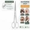 Shalimar Brand 5 Inches Hair Cutting Scissors - Professional Men's Barber Tool for Small Mustache, Beard, Nose and Eyebrow Grooming - Precision Trimming at Its Finest view 4